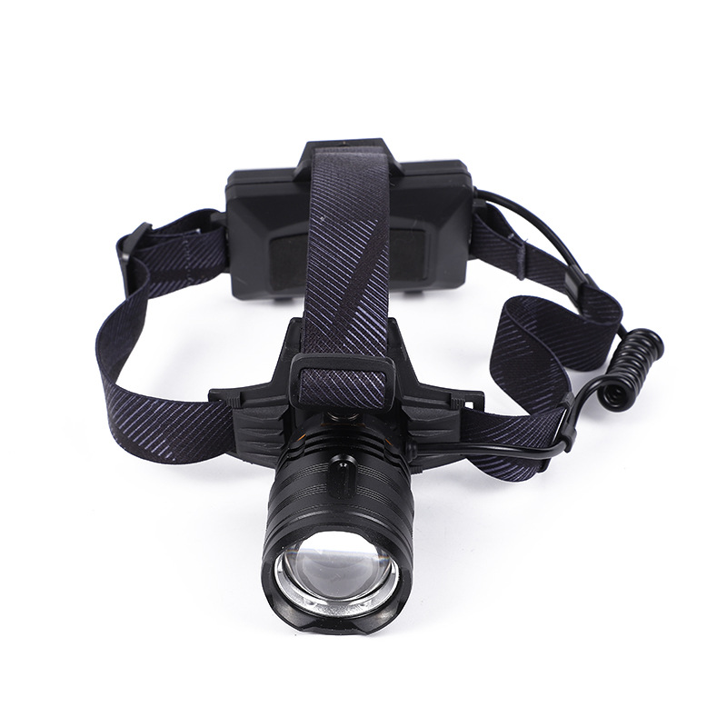 New Major Headlamp Laser Dual Light Source Super Bright High Power Led Charging Miner's Lamp Outdoor Riding Light