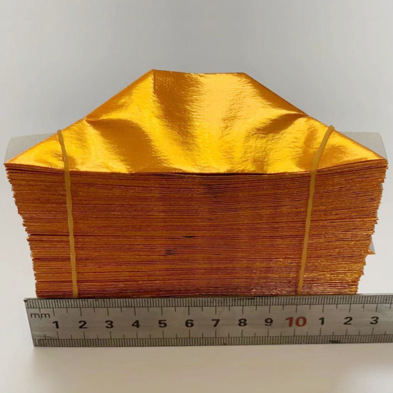 元宝半成品批发金元宝烧纸大号2000个纸12x15金纸清明节批发代货