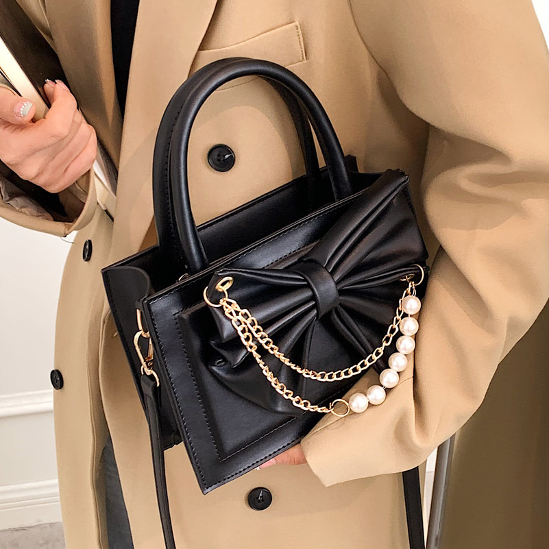 婚包小包包女包2021新款蝴蝶结婚礼伴娘斜挎包手提红色链条新娘包