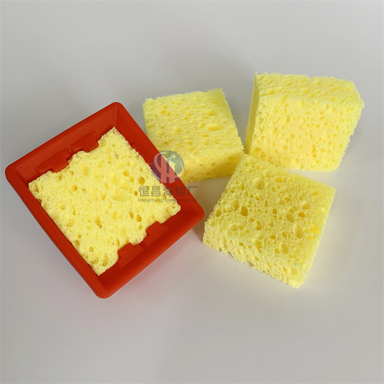 批发936电烙铁头除锡海绵片 耐高温吸水膨胀木浆棉 清洁降温海棉