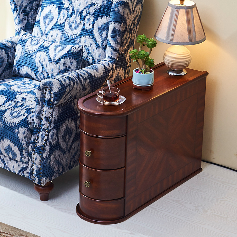 欧式实木沙发柜