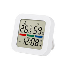 温度计室内家用婴儿房气温电子挂钟摆件干湿温湿度计表
