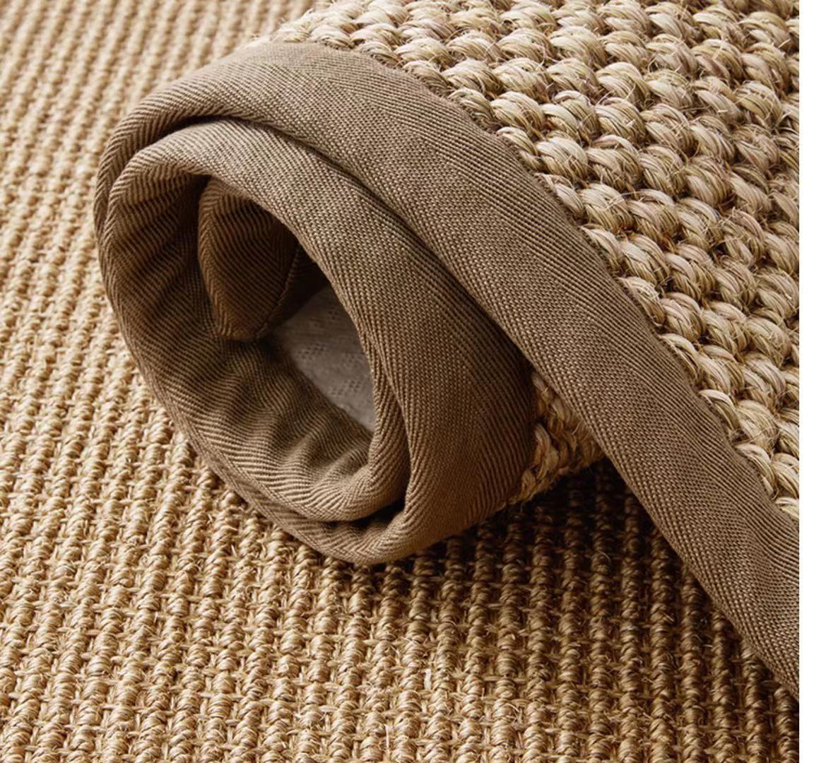 粗旷厚实8mm厚编织剑麻地毯 简约酒店客厅茶几汗蒸房 满铺地毯