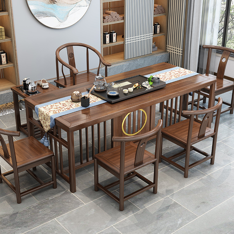 广州实木功夫茶桌