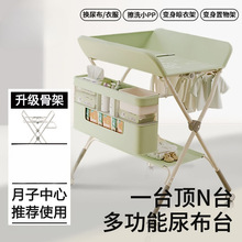 尿布台护理台婴儿新生儿宝宝多功能按摩换尿布洗澡移动可折叠抚触