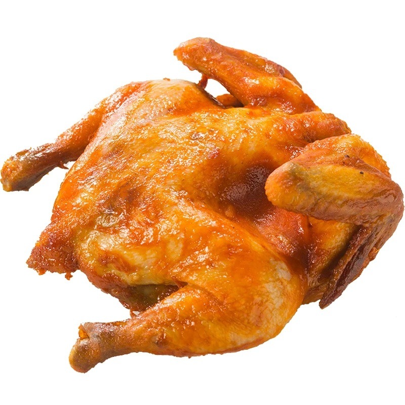 奥尔良烤鸡整只蜜汁手扒鸡加热手撕鸡半成品熟食送辣粉多规格