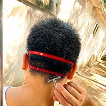 剪头辅助神器自己剪头限位梳鬓角男士自助理发工具发型模型模*