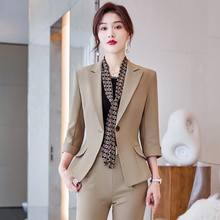 职业小西装外套女2022春季新款韩版修身气质套装薄款时尚通勤西服