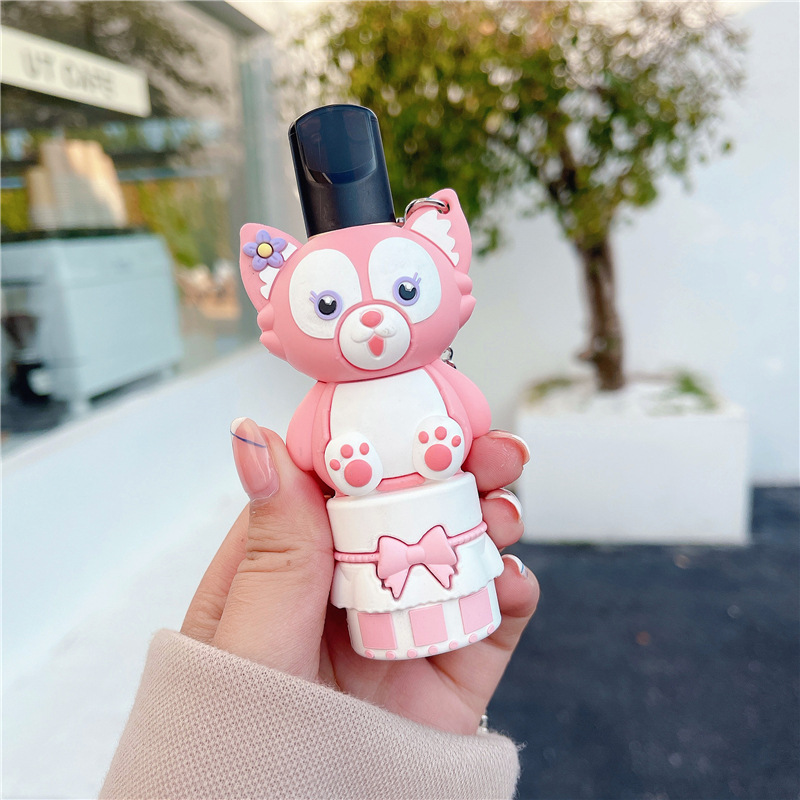 创意可爱卡通悦刻relx4/5代新款硅胶适用柚子yooz1/2代通用烟杆套