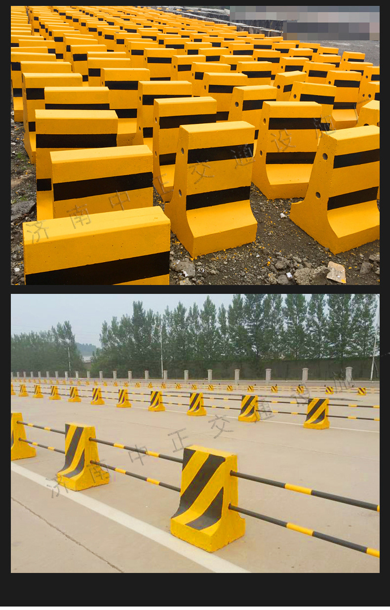 小区物业道路石墩子高速道路分流分隔警示路障路墩防撞水泥隔离墩