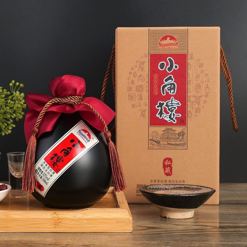 四川十大名酒小角楼52°42°私藏浓香型白酒整箱500ml*6瓶-阿里巴巴