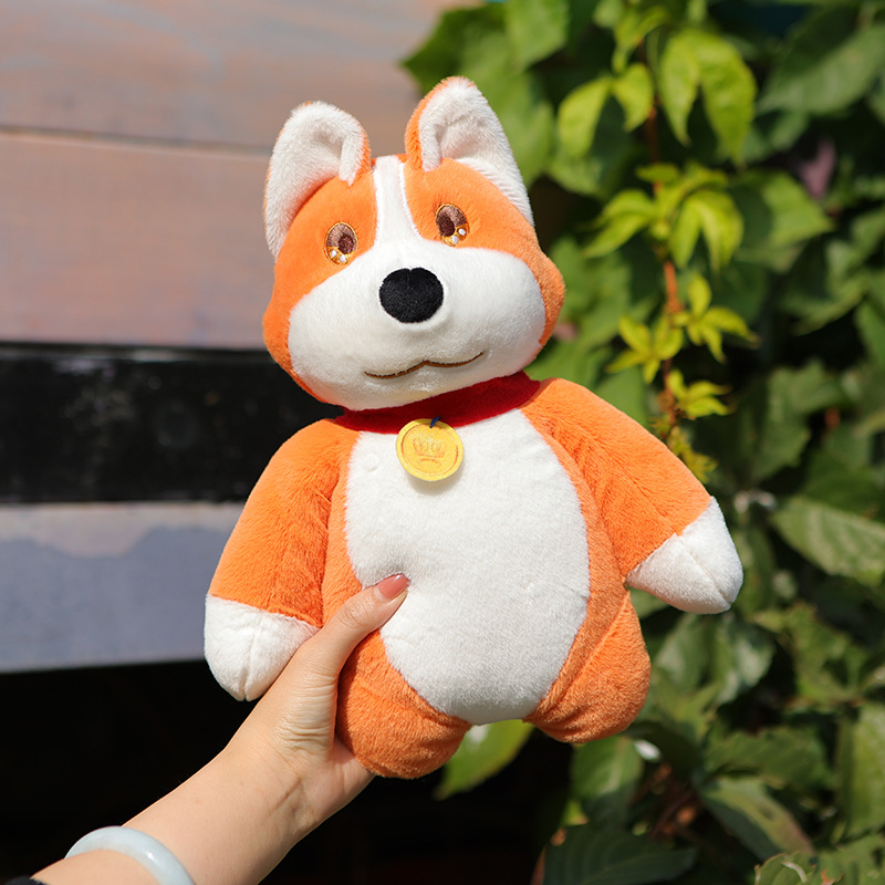 小红书抖音热销可爱柯基狗狗毛绒玩具送女朋友礼物宠物狗狗公仔