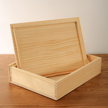 MC45木盒定 制木质抽屉茶几箱桌面收纳盒箱无盖带盖实木大木箱尺