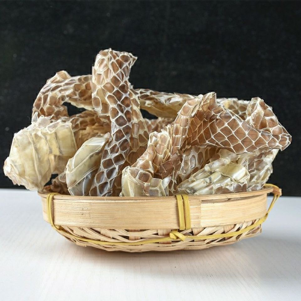 蛇蜕中药材蛇蜕蛇皮野生蛇龙衣蛇皮长虫皮青龙衣蛇壳50克包邮