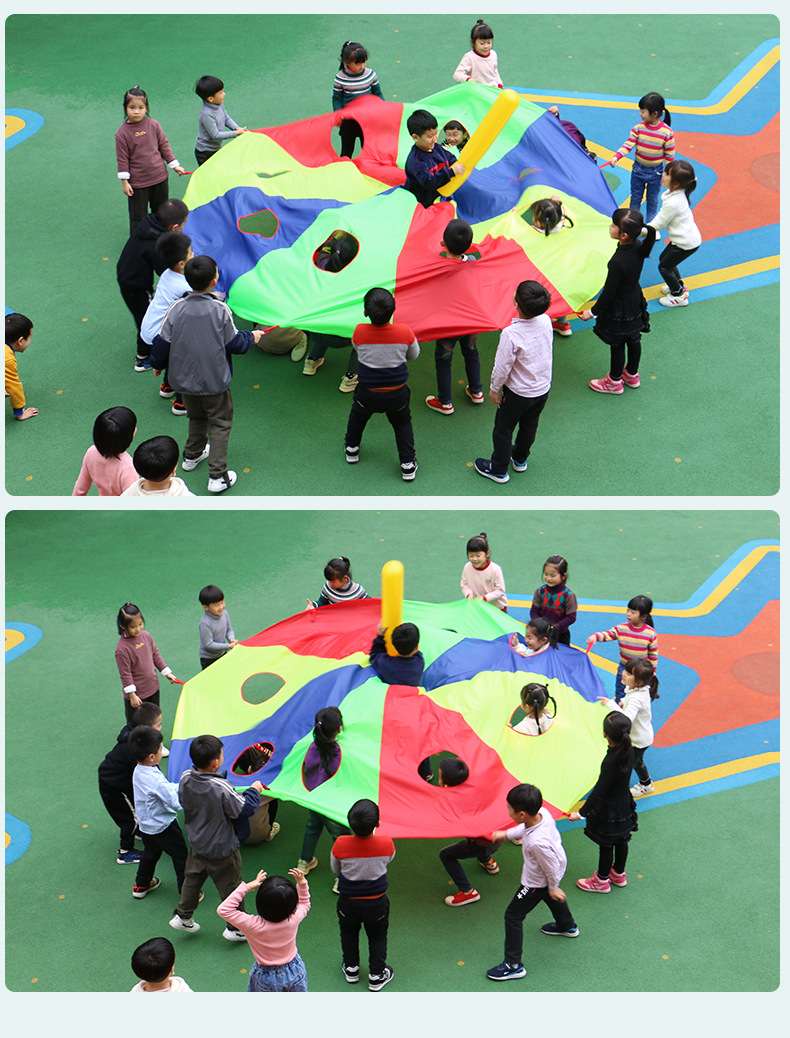 打地鼠彩虹伞幼儿园户外玩具趣味运动会体智能器材集体游戏道具