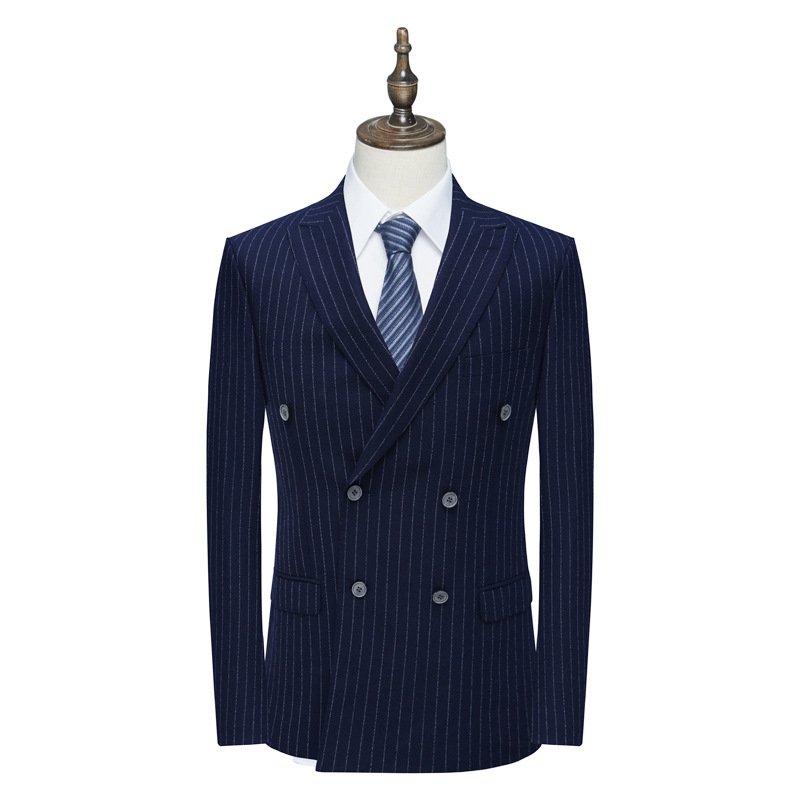 yw192依牌男春秋西服 羊毛两粒双排扣双开衩商务休闲西装770272