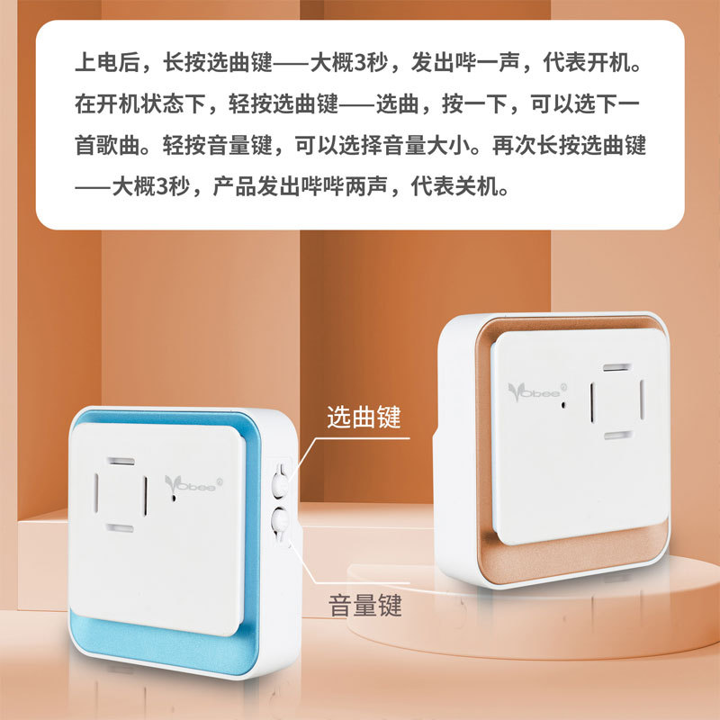 Door Visitor Chime Welcome to Hotel Supermarket Store Sensor Doorbell Epidemic Prevention and Control Voice Alerter