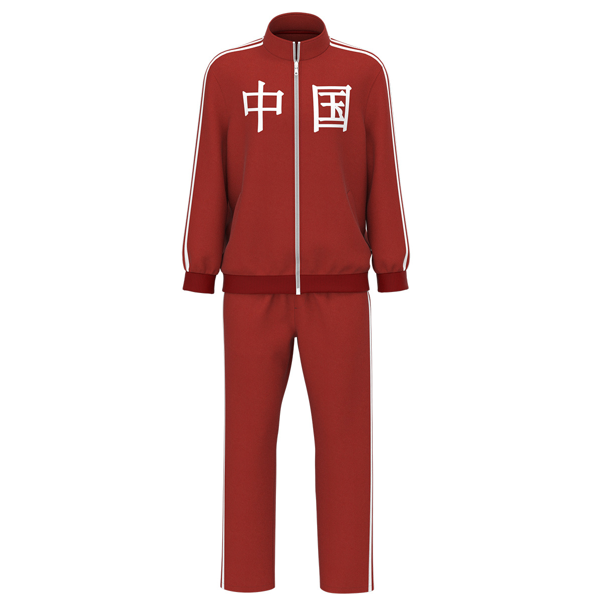 新款 吴京同款 中国外套男运动服套装学生班服开衫秋冬卫衣演出服