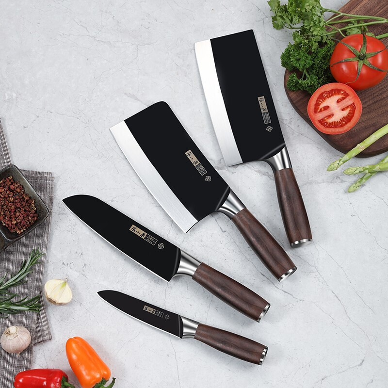 张小泉横野系列菜刀家用厨房不锈钢切菜切水果斩骨小厨刀切片刀