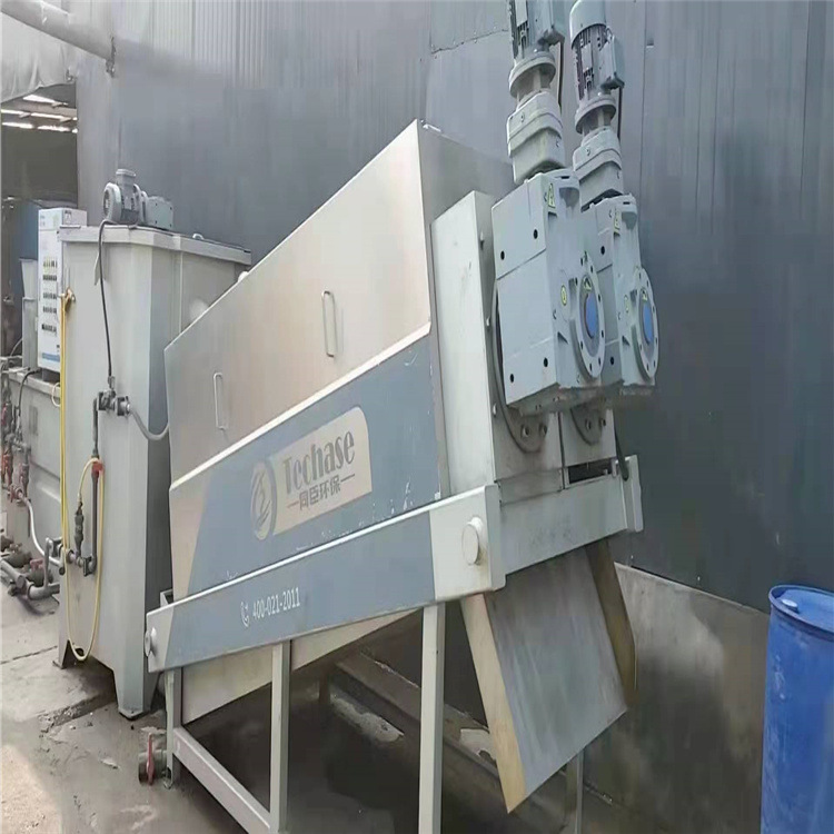 二手402叠螺脱水机污泥脱水机叠螺式污泥脱水机污泥处理设备
