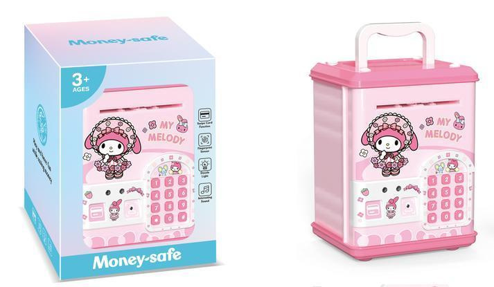 Sanrio Piggy Bank 2023 New Children Boy Storage Piggy Bank Girl Money Storage Password Box Toy