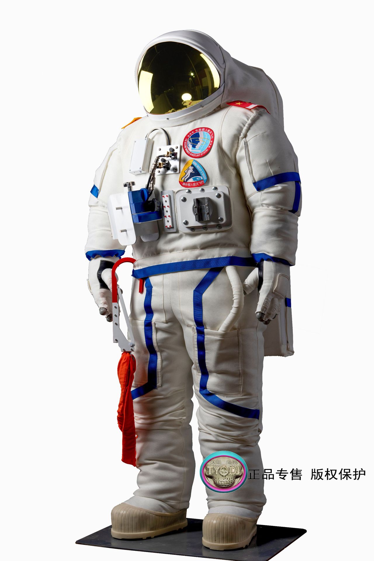 卡通人偶表演服仿真太空服航天服装舱内y-107中国二代宇航服