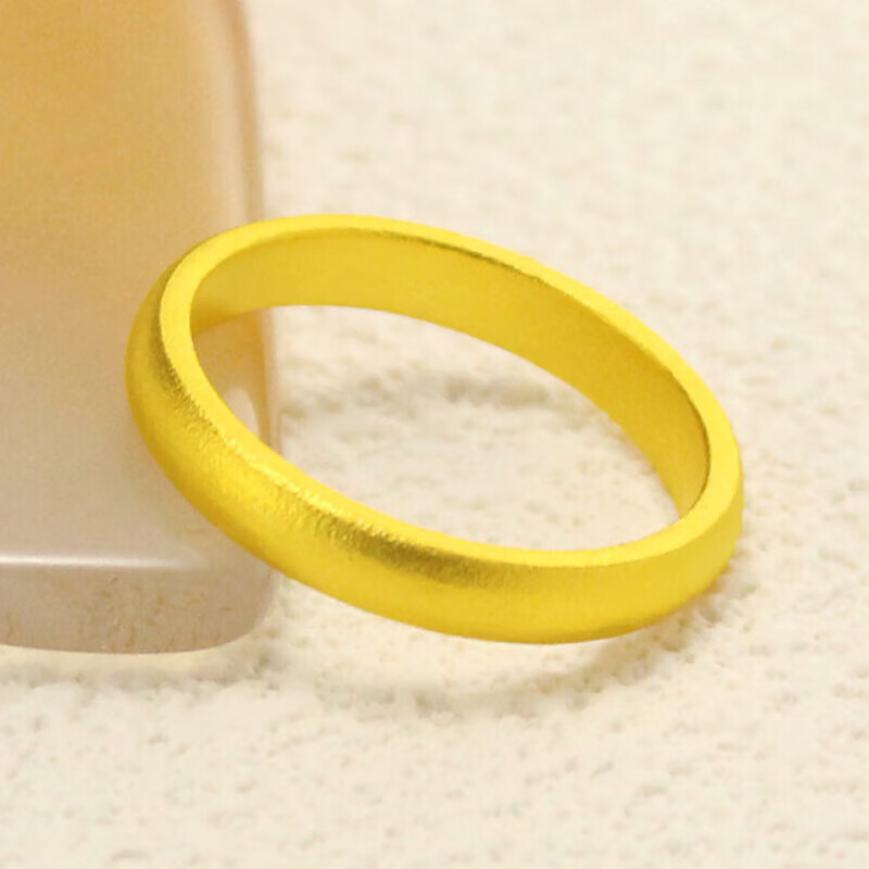 老凤凰黄金戒指男女足金999新款古法实心泥鳅背复古光面情侣款对