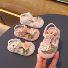 宝宝凉鞋学步鞋女宝宝软底婴儿鞋小女孩公主鞋女童鞋夏季一件代发