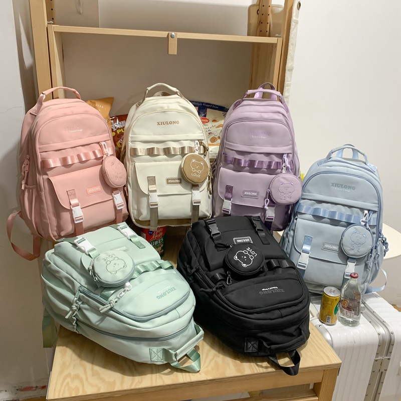 New Campus Schoolbag Female Student Fashion Girl Cute Backpack Small Fresh Junior School Backpack