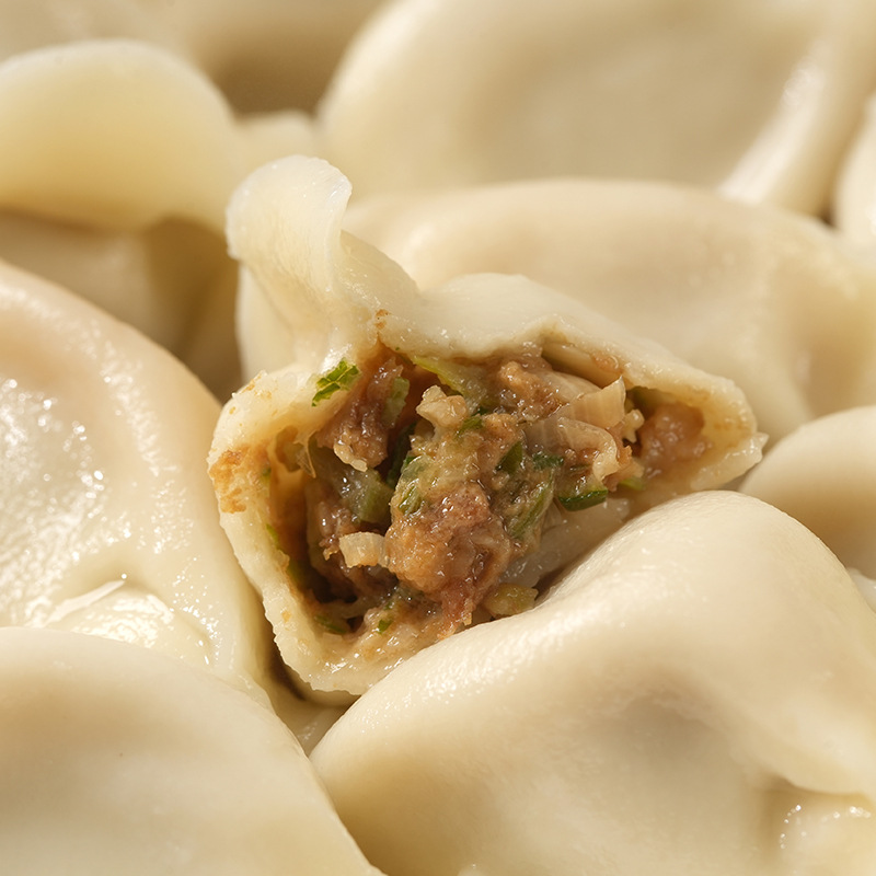 冷冻袋装水饺猪肉大葱馅手工饺子批发加热即食懒人半成品速冻饺子