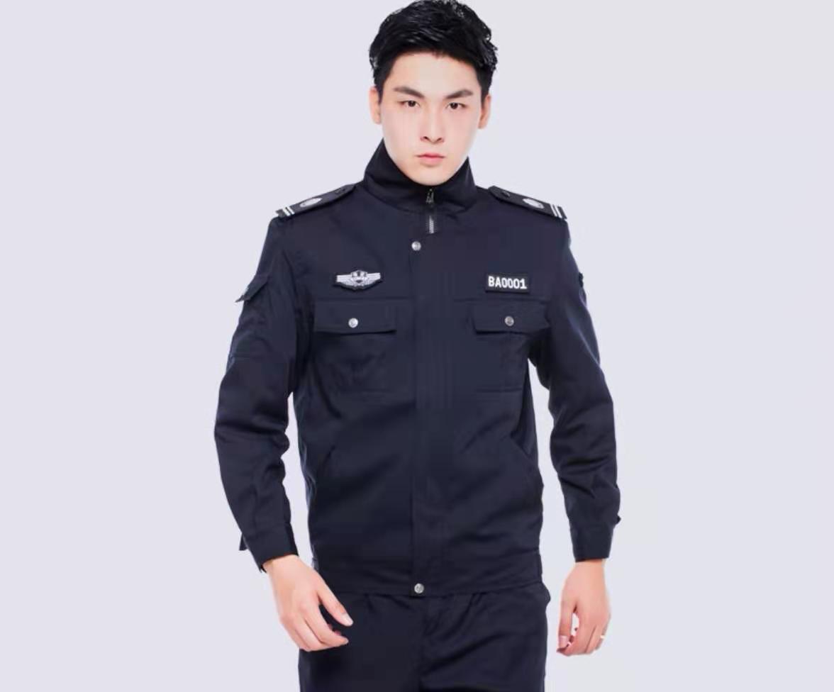 保安服套装春秋长袖作训服夏季执勤物业劳保工作制服现货批发