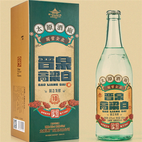 晋泉高粱白酒42度550ml礼盒清香型粮食酒山西太原酒厂