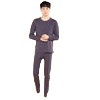 Dralon Warm Long Johns Top Constant Temperature Comfortable Soft Comfortable Solid Color Long-Sleeved Trousers Long Johns Thermal Underwear Set for Men