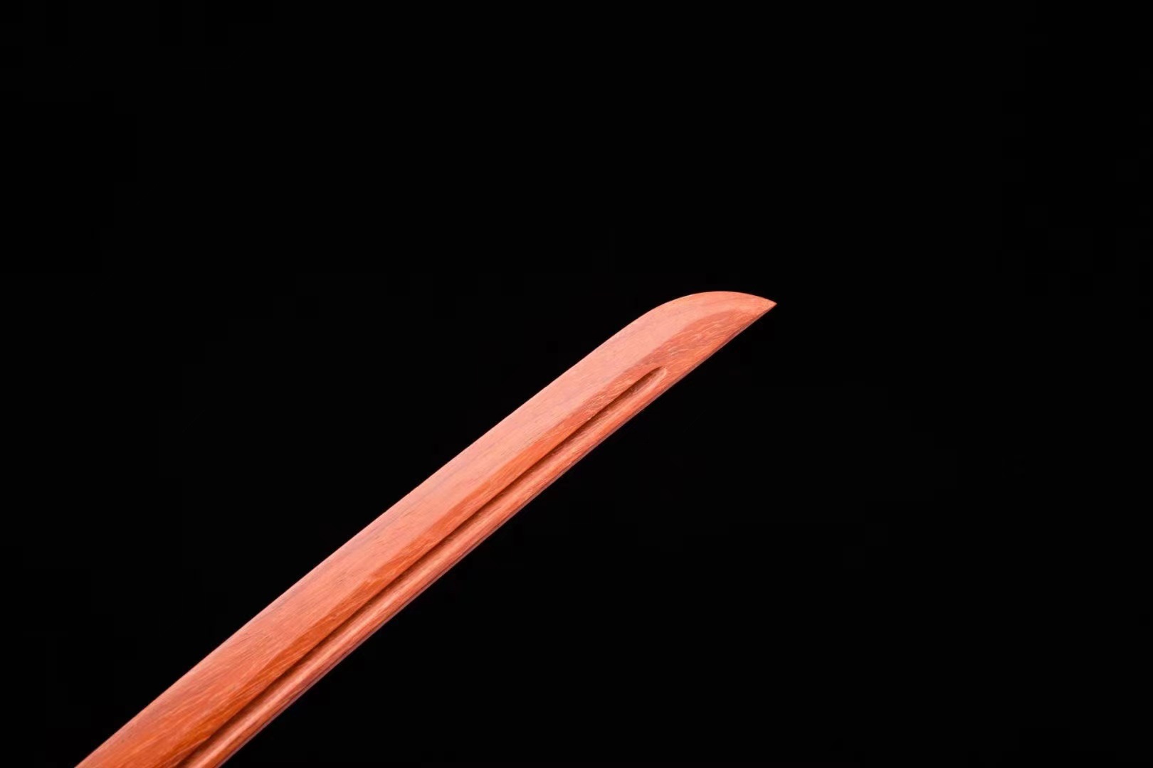 一体居合道刀剑木刀带鞘红木刀剑道武术训练习道具表演武士拨刀斩