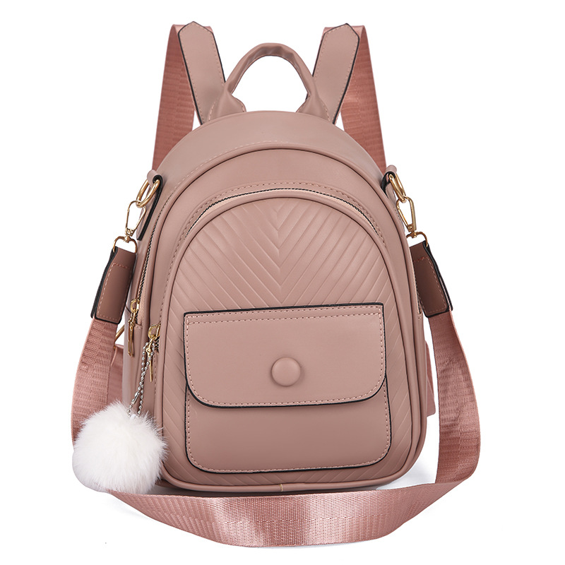 High-Grade Backpack Bags Women's 2023 New Fashionable Soft Leather Student Backpack Multi-Functional Shoulder Bag Travel Bag