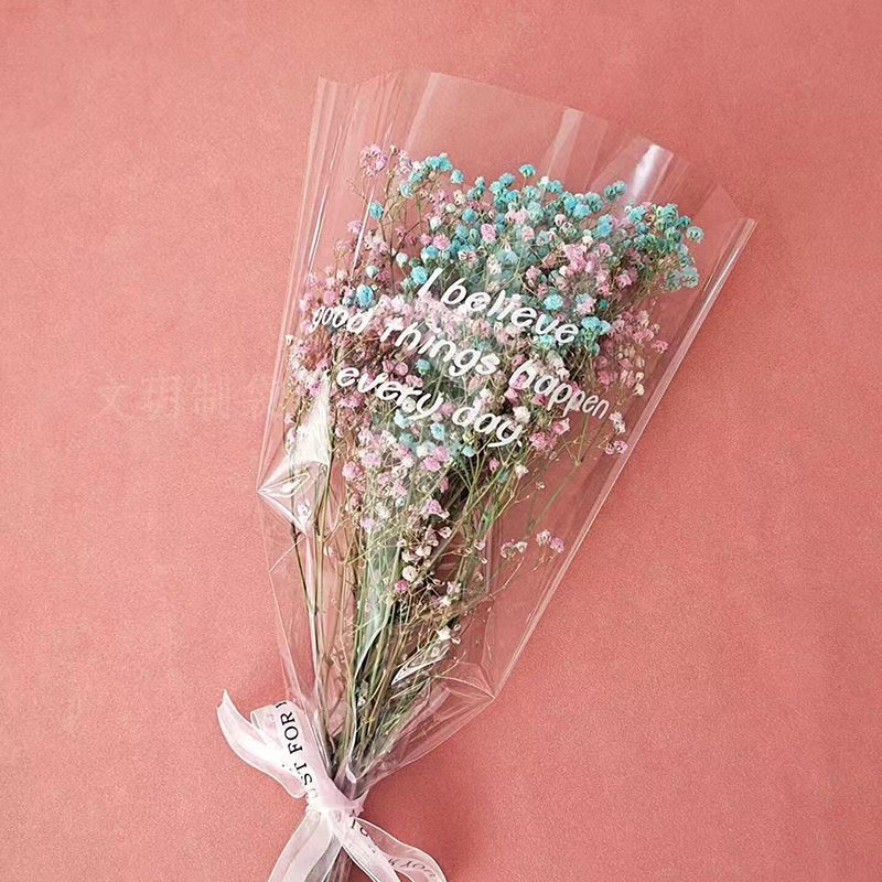 Luminous Starry Bouquet Valentine's Day Gift Rose Bridal Bouquet Night Market Stall Small Gift Dried Flower Dried