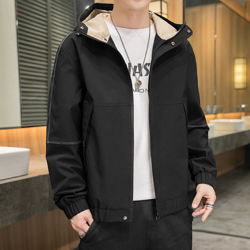 男士外套春秋2021年新款韩版潮流春装休闲宽松工装夹克棒球服男装