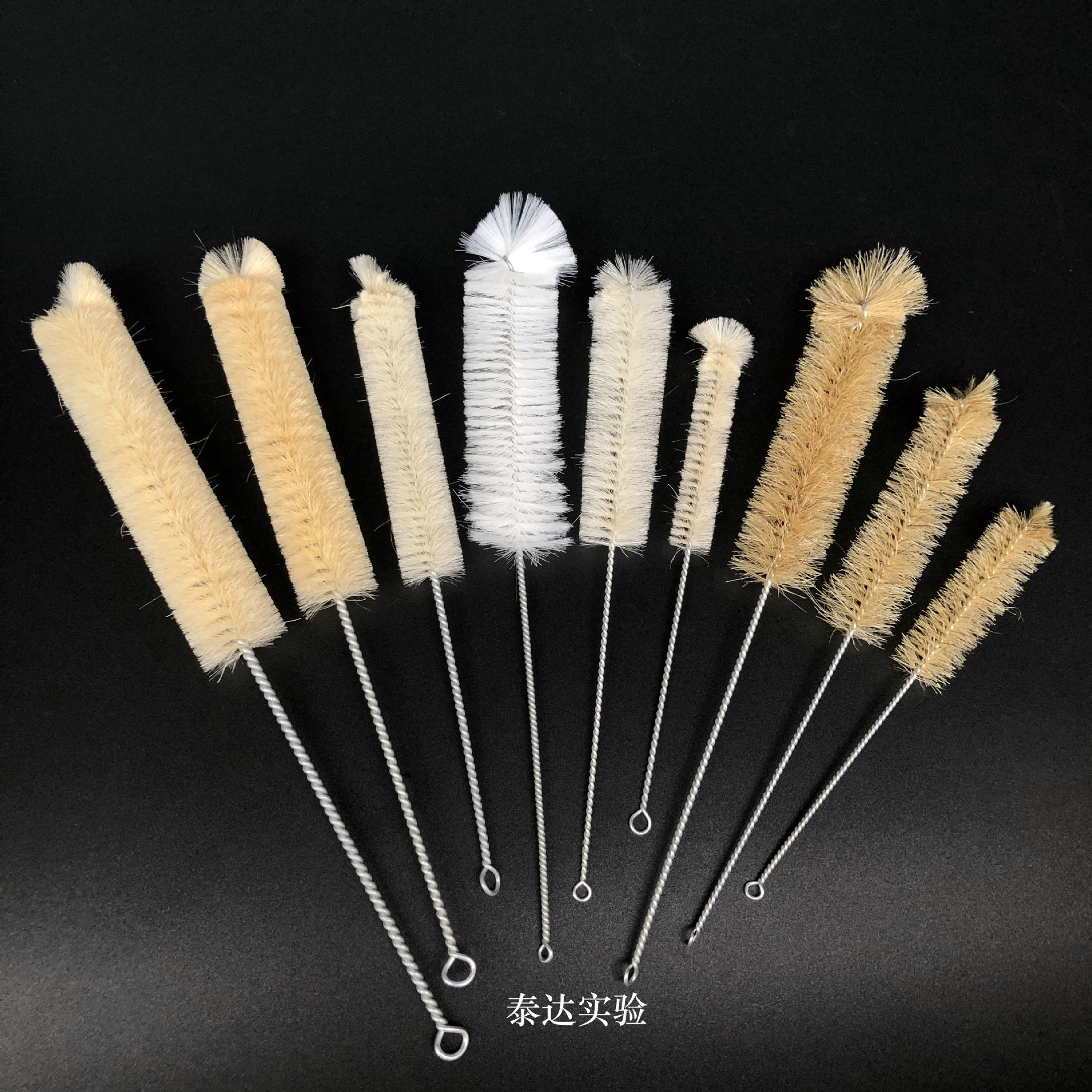 猪毛试管刷 羊毛试管刷 羊胡子试管刷 小号中号大号 实验室试管刷