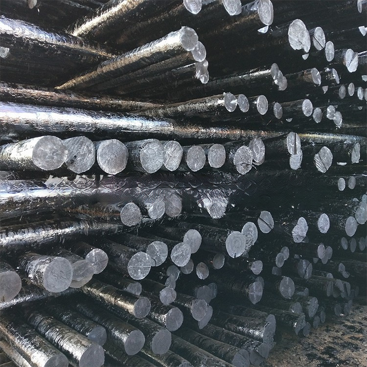 油木杆油炸杆木电杆防腐油炸杆通信木电力油炸杆木电线杆6米-12米