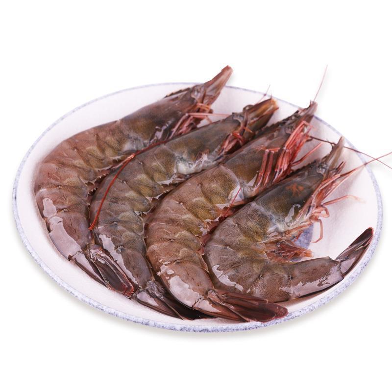 大虾青岛原产大海虾场青岛活虾鲜活海鲜冻虾青虾一件代发追剧零食