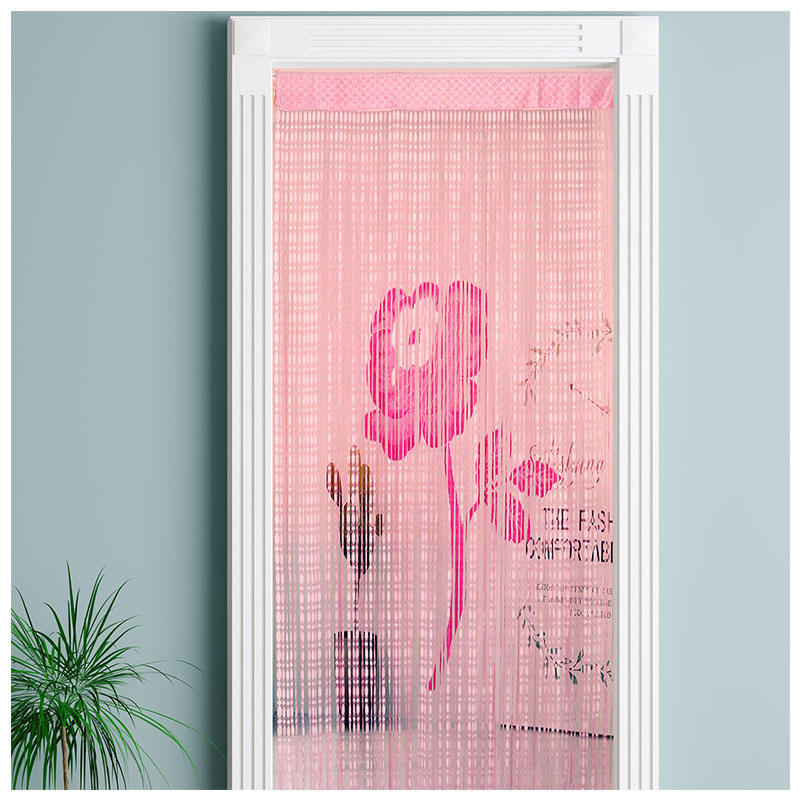Factory Direct Sales New Rose Tassel Curtain Line Wedding Decoration Scene Layout Door Curtain Living Room Partition Curtain