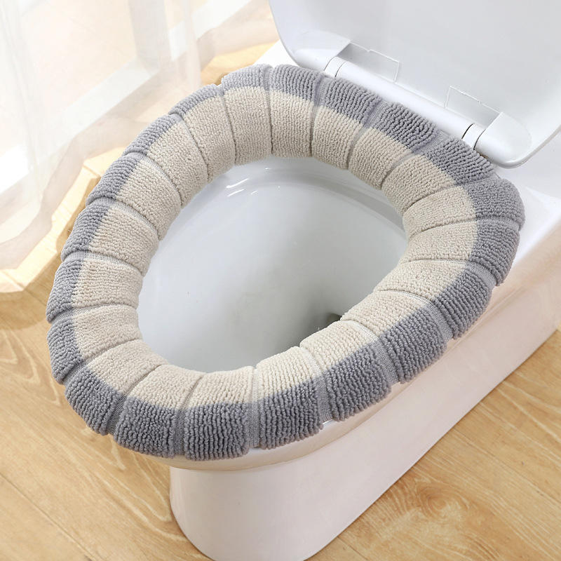 o型马桶套 通用款针织马桶垫圈坐便套可水洗家用马桶垫纤维马桶圈