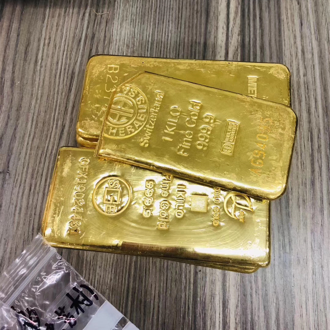 高纯金工艺金条 99999黄金定制投资保值足金小金条金块储藏价值