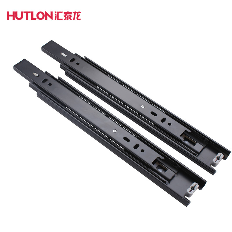 t9j5抽屉轨道三节缓冲橱衣柜导轨道轨滑道重型滑轨跑道滑轨轨道