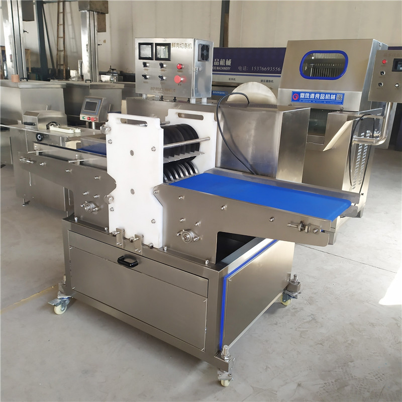 源头供应鲜肉切条机 鸡胸肉鸭胸肉切肉条机 全自动猪肉鸡柳切条机