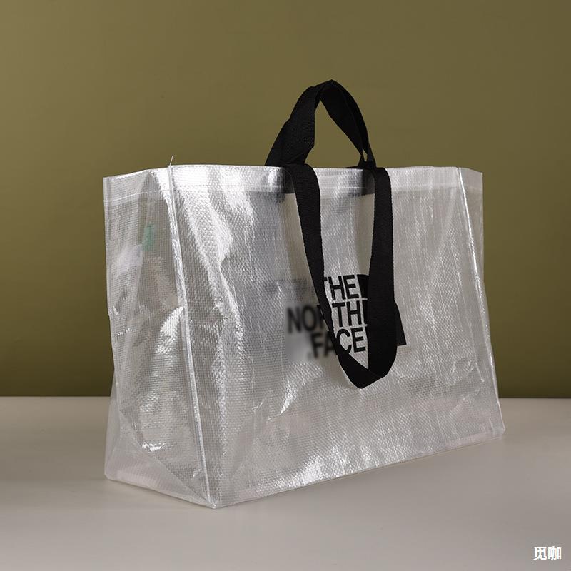 pp编织手提袋大容量购物袋子服装礼品袋批发广告覆膜搬家收纳袋