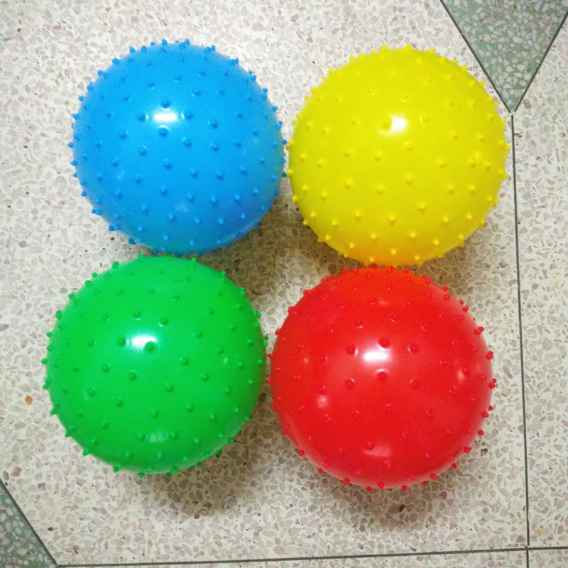 儿童皮球按摩球感统玩具球小球广场舞蹈球手抓韵律球刺球拍拍