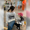 2023 new pattern girl T-shirt spring clothes children Korean Edition Base coat fashion Versatile Long sleeve leisure time Parenting jacket