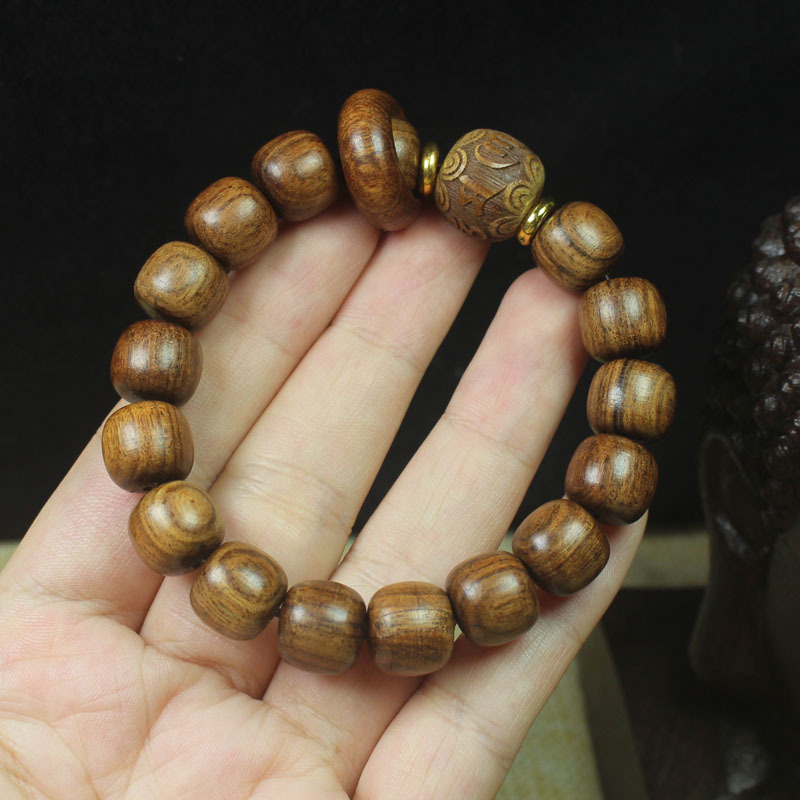 批发非洲黑花梨老型珠手串手链跑环款 男女佛珠念珠工艺文玩批发
