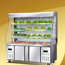 麻辣烫展示柜点菜柜商用出口冷藏冰箱串串商用可加喷雾风幕保鲜柜